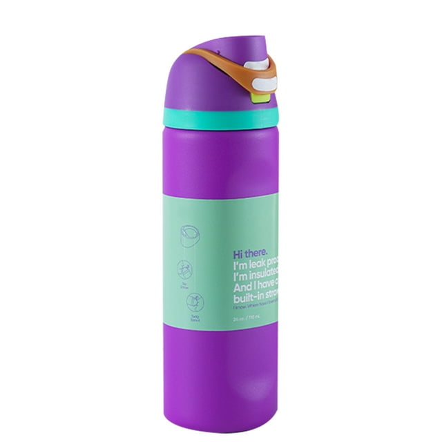 Owala Bouteille d'Eau en Acier Inoxydable 24 oz - Violet Foncé