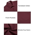 thumbnail image 5 of COOFANDY Mens Summer Shirt Short Sleeve Button Down Shirts Regular Fit Vacation Beach Clothes, 5 of 6