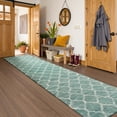 thumbnail image 2 of Lahome 2'x10' Moroccan Ultra-Long Runner Rug - Non-Slip Washable Sage Distressed Carpet for Hallway Kitchen, Lightweight Low-Pile Entryway Mat, 2 of 8
