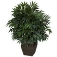 thumbnail image 2 of Nearly Natural 35" Double Bamboo Palm with Decorative Planter, Green, 2 of 4