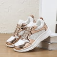 thumbnail image 6 of YOUYEDIAN Orthopedic Shoes for Women Summer Work Non Slip Slip on Arch Support Sneakers Dressy Breathable Mesh Closed Toe Shoes (Gold), 6 of 6