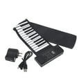 thumbnail image 2 of Rollo Portátil De 61 Teclas, Teclado De Música Suave Digital Electrónico Flexible De Silicona Piano Nuevo, 2 of 7