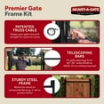 thumbnail image 5 of Adjust-A-Gate Steel Frame Gate Building Kit, 60"-96 Inch Wide Opening (2 Pack), 5 of 10