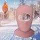 thumbnail image 3 of 1 Agujero Mascarilla Pasamontañas Capucha Casco de moto Gorro de invierno Térmico Cálido Rosa Cola Cubierta de cara completa, 3 of 8