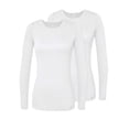 thumbnail image 1 of Adar sous-Vêtements pour Femmes 2 Pack - Tee-Shirt de Confort à Manches Longues, 1 of 7