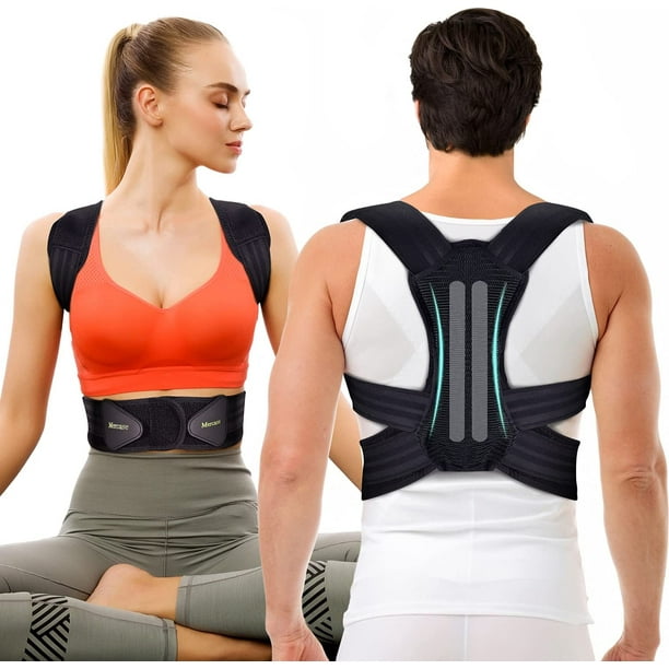 Back Support Belts Posture Corrector Back Brace Improves Posture and  Provides For Lower and Upper Back Pain Men and Women-M Medium (Pack of 1)