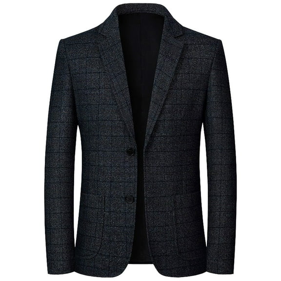 Slim Fit Blazer For Men Qiggri Men's Fashionable Casual Long Sleeved Lapel Suit Jacket Blazer