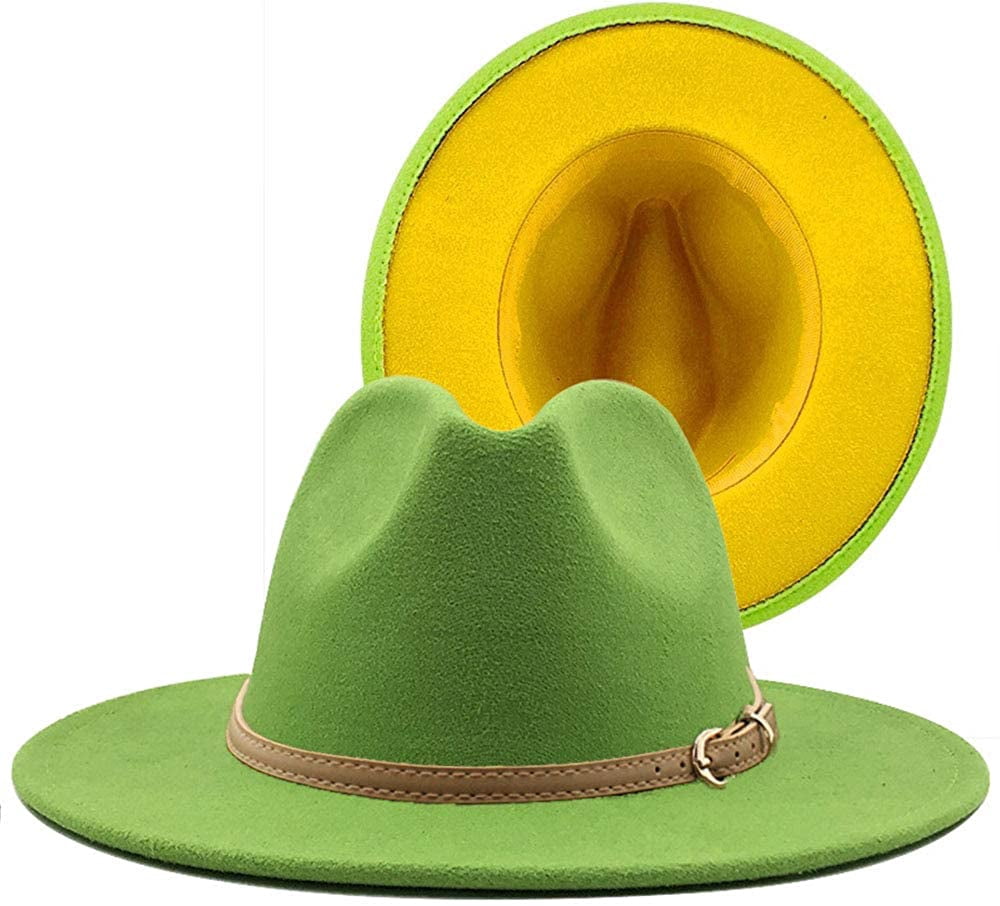 Wide Brim Panama Hat Belt Buckle 