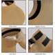 thumbnail image 5 of Straw Hats For Women Upf 50+ Visors Foldable Wide Brim Sun Hat Women Summer Beach Hat, 5 of 5