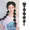 thumbnail image 2 of New Concubine Synthetic Bubble Twist Ponytail High Elastic Wig Woman Hair Side Natural Lantern Braid, 2 of 40