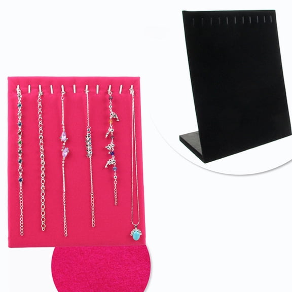 PENIKOKO Lightweight Portable Necklace Display Stand Paperboard Jewelry Organizer for Home and Store Use