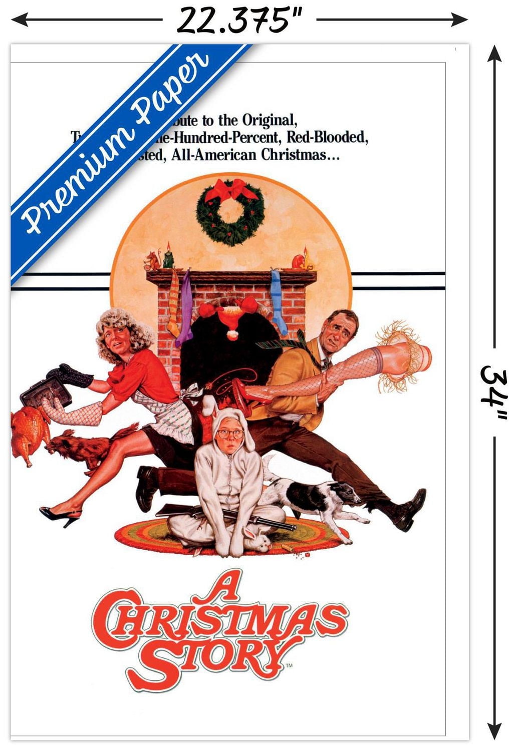 A Christmas Story - One Sheet Wall Poster, 22.375" x 34"