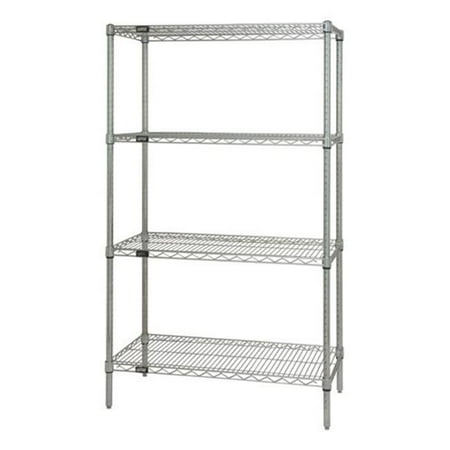

4-Shelf Chrome Wire Shelving Starter Kit 14 x 48 x 54 in.