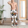 thumbnail image 6 of Lsque Cartoon Tractor Print Men's Pajama Pants, Lounge Pant - Comfortable Home Wear,Elastic Waistband, Stylish Design-Large, 6 of 9