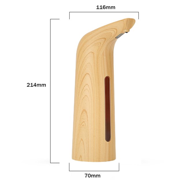 Automatic Soap Dispenser Battery Operated 400ML Hand Sanitizer Dispenser Touchless PX6 Waterproof for Kitchen Bathroom Washroom