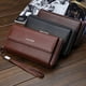 thumbnail image 4 of Cartera de hombre, informal, de negocios, de gran capacidad, tipo sobre, con estampado de lichi, tarjetero, tipo sobre, 4 of 5