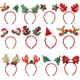 thumbnail image 2 of Diadema navideña para niños y adultos, Papá Noel, alce, árbol de Navidad, accesorios para el cabello, accesorios para fotos, decoración navideña, regalos de Año Nuevo 2024, 2 of 5