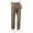 Khaki, variant on Men's Work Pants Elastic Waisted Button Zip Front Straight Leg Pant Dressy Business Office Bottoms with Pocket (Khaki M)