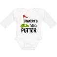 thumbnail image 3 of Inktastic Golfing Grandpa Little Putter Boys or Girls Long Sleeve Baby Bodysuit, 3 of 5
