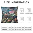 thumbnail image 5 of Orinice Rocks Pebbles Beach Theme Decorative Throw Pillow Cover for Home Couch Living Room Sofa - Printed on Both Sides - 1PC 20x20in, 5 of 5