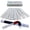Thick Red/Blue, variant on Dental Articulating Paper, Straight, Thick Red, 180 Sheets