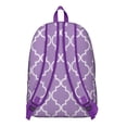 thumbnail image 3 of Chic Bohemian Backpack for Women, Floral Zipper Bag with Front Pocket, Durable Lightweight Rucksack for School, University, Work Commute, Travel, Great Gift, 3 of 5