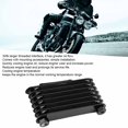 thumbnail image 4 of Motorcycle Accessory, Rustproof Engine Oil Cooling Radiator Aluminum Alloy Universal  For 125-250CC For Pit Bike, 4 of 8