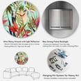 thumbnail image 5 of Designart 'VIntage Tropical Flowers II' Tropical Circle Metal Wall Art 29x29 - Disc of 29, 5 of 5