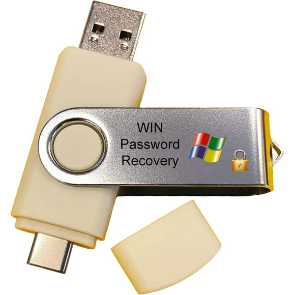 shiyou-Computer IT Windows and Linux Password Cracker Reset Data and System Recovery Tool Live Bootable Boot USB Flash Thumb Drive for PCs - Forgot Your Password? This is for You! USB-C Compatible