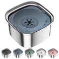thumbnail image 1 of Cuenco de agua para perros UPSKY de acero inoxidable, 3 litros, sin derrames, capacidad de 3 litros, 1 of 7