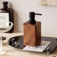 thumbnail image 4 of Acacia Bathroom Accessory Set 3-Pieces Rectangular, 4 of 9