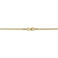 thumbnail image 3 of Primal Gold 14 Karat Yellow Gold 1.50mm Regular Rope Chain, 3 of 5
