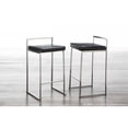 thumbnail image 4 of LumiSource Fuji Stacker 26" Fixed-Height Counter Stool - Set of 3, 4 of 8