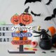 thumbnail image 4 of Decoraciones de madera para Halloween: calabaza y adornos tallados con intrincados diseños para la repisa de la chimenea y la decoración del hogar. Únicos y de temporada., 4 of 5
