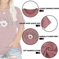 thumbnail image 3 of XCHQRTI Womens Plus Size Graphic Tees Faith T-Shirts Christian Tshirt Casual Short Sleeve Tops, 3 of 11