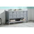thumbnail image 5 of Anzzi  35 x 60 in. Montaigne Bathroom Vanity Set, Rich Gray, 5 of 10