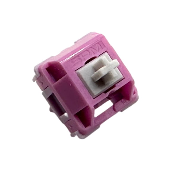 HMX Linear 5-Pin MX Mechanical Keyboard Switches For Custom Keyboards (HMX Hibiscus, 90 Switches)