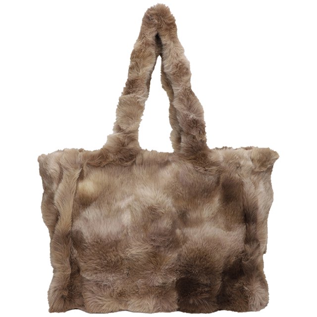 Bolso de viaje informal para mujer, bolso de compras suave y esponjoso, bolso de invierno para niñas de gran capacidad