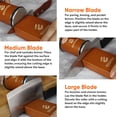 thumbnail image 4 of Knife Sharpener Tool – Rolling Knife Sharpener Kit with Diamond & Ceramic Discs, Magnetic 15° & 20° Angle Guide, Manual Kitchen Knife Sharpener for Steel Knives, Ideal Gift, 4 of 8