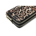 thumbnail image 6 of Daisy Rose Dual Zipper Wallet, Leopard Print, RFID Blocking, PU Vegan Leather, Leopard, 6 of 9