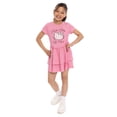 thumbnail image 5 of Hello Kitty Girls Tiered Dress with Embroidered Applique and Short Sleeves, Sizes 4-12, 5 of 8