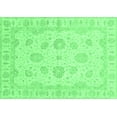 thumbnail image 1 of Ahgly Company Indoor Rectangle Oriental Emerald Green Traditional Area Rugs, 4' x 6', 1 of 4