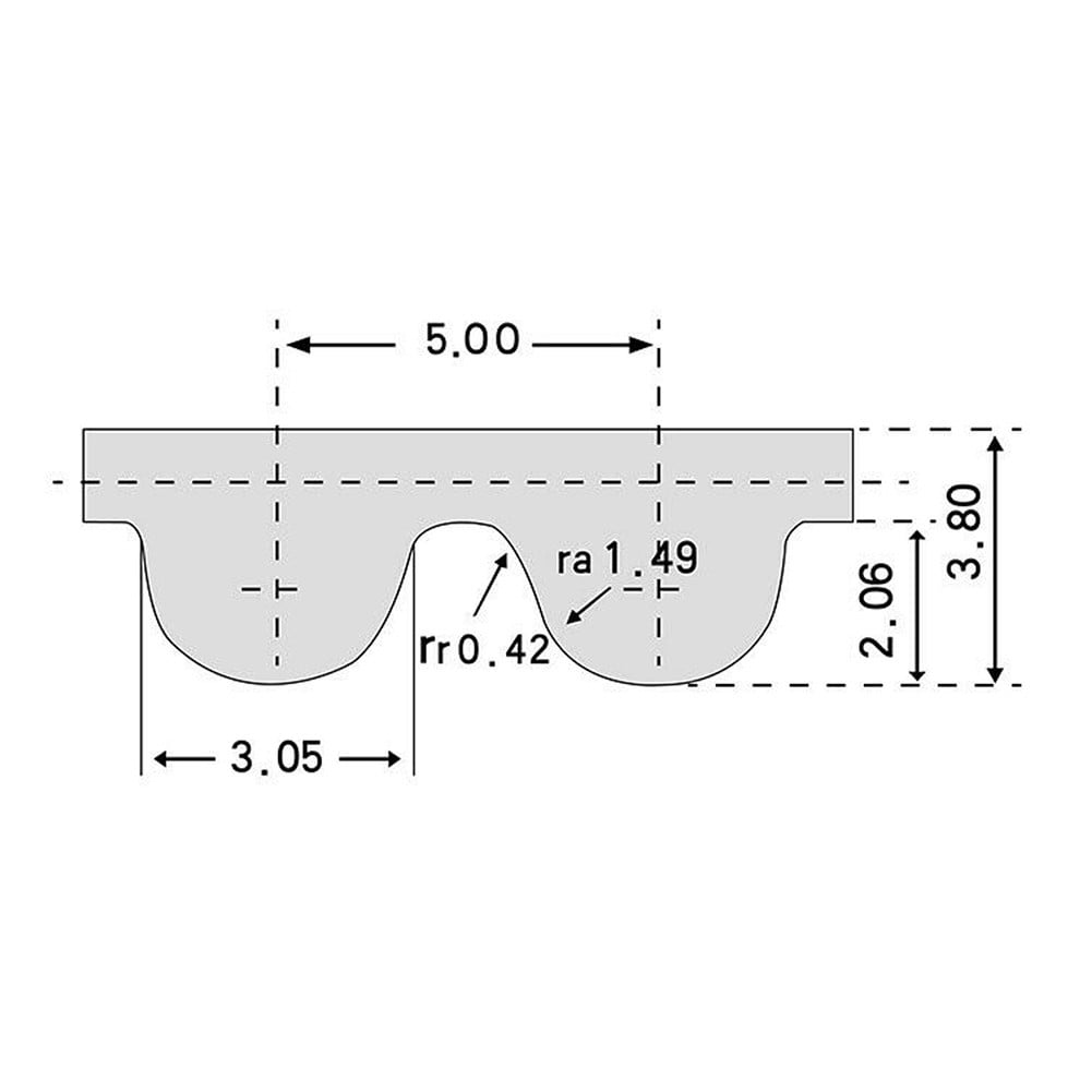 Timing Belt Kit Electric Skateboard Replacement Conversion Kit HTD5M-395/ 435 