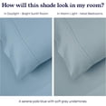 thumbnail image 3 of King Size Fitted Sheet Cotton Thread Count Sateen Deep Pockets Durable Fitted Sheet Only (King ), 3 of 9