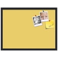 thumbnail image 2 of PinPix 27x20 Custom Cork Bulletin Board Honey Pastel Poster Board Has a Fabric Style Canvas Finish, Framed in Honey Pastel, by ArtToFrames (PinPix-1810), 2 of 5