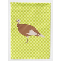 Caroline's Treasures BB7810GF Jersey Buff Turkey Hen Green Flag Garden Size , Small, multicolor