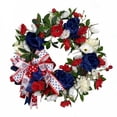 thumbnail image 5 of Outdoor Wreaths for Front Door, 4th of July Decorations Patriotic Wreath, Artificial Wall Wreath for Living Room, 16 Inch Home Decor, 5 of 5