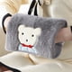 thumbnail image 4 of Bonita bolsa de agua caliente recargable de peluche, calentador de manos portátil para invierno, para aliviar el dolor de cuello y hombros, artritis y dolor de cabeza., 4 of 9