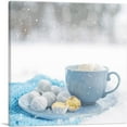 thumbnail image 1 of ARTCANVAS Coffee Cup With Cookies Coffee Shop decor Canvas Art Print - Size: 12" x 12" (1.50" Deep), 1 of 9