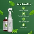 thumbnail image 2 of PUROLEO Peppermint Essential Oil With Trigger Spray Pump 16 Fl Oz/946 ML (Packed In Canada) 100% Pure Natural Undiluted, for Aromatherapy essential oils, 2 of 5